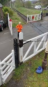 Peak Rail Church Lane Level Crossing - YouTube