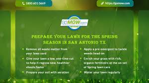 These spring lawn care steps will help you maintain your lawn adequately so that it looks green and healthy in the warm weather. Prepare Your Lawn For The Spring Season In San Antonio Tx Gomow