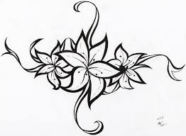 Free Tribal Flower Tattoo Designs Download Free Clip Art Free Clip Art On Clipart Library Tribal Flower Tattoos Flower Tattoo Flower Tattoos