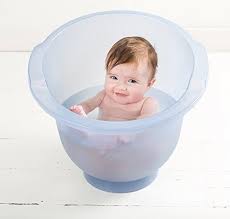 The tummy tub bath looks like a bucket and is a unique womb shaped clear tub, which helps your baby to relax and be calm in the familiar foetal position. Compare Prices For Tummy Tub Across All Amazon European Stores