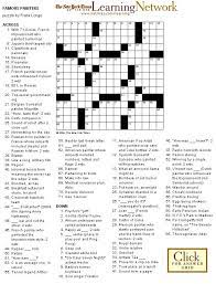 These are our 7 printable crossword puzzles for today. The Learning Network Free Printable Crossword Puzzles Printable Crossword Puzzles Crossword Puzzles