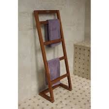 Angled Free Standing Towel Stand Free Standing Towel Rack Teak Bathroom Wooden Towel Rail