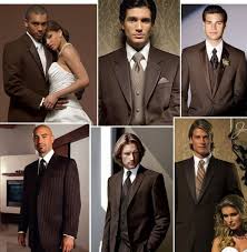 Ivory Over Champagne Wedding Dress With A Gray Suit Weddingbee Brown Tux Wedding Dress Champagne Brown Suit Wedding