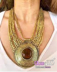 صور افخم كوليهات الحريمى الهاند سلسلة وقلادة اكسسوارات هاند ميد بالصور اكسسوارات هاند ميد 2019 statement necklace necklace gold