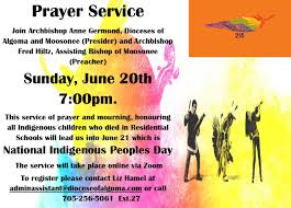 Indigenous peoples' day celebrates native american history and culture, and it dates back farther than you might think. Prayer Service For National Indigenous Peoples Day Anglican Diocese Of Moosonee