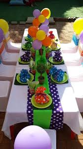 Kids Table Setup 1st Birthday Parties Kids Party Party Places