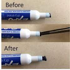 Grip the tip in the pliers and pull it out of the marker's base. Nathan Kraft On Twitter Am I The Last One To Learn That You Could Fix Pushed In Tips On Dry Erase Markers Http T Co Av8jcosida