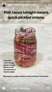 Check spelling or type a new query. Pin By Christy Whitney On Canning Quick Pickled Onions Pickled Onions Fish Tacos