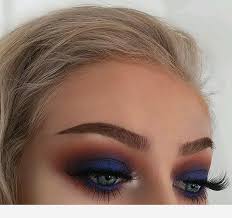 amazing navy blue eye makeup