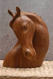Choose between basswood, cherry, walnut, or a mixture of all three. Horse Head Carved Wood Horse Bust Statue Sculpture By Alexey Bykov Saatchi Art