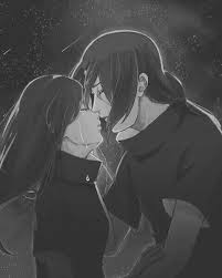 El genjutsu que itachi le mostro a izumi antes de morir, en el que tenian una vida juntos hasta envejecer. Itachi And Izumi Anime Best Images