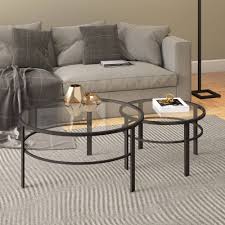 Round coffee tables walmart can offer you many choices to save money thanks to 13 active results. Evelyn Zoe Contemporary Nesting Coffee Table Set With Glass Top Walmart Com En 2021 Decoracion De Interiores Diseno De Sala De Estar Mesas Madera Y Hierro