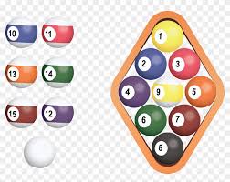 (because it's in the shape of a triangle. Pool 8 Ball In Rack Png Nine Ball Clipart 3697367 Pikpng