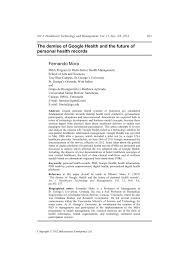 1,775 likes · 1 talking about this · 15 were here. Pdf The Demise Of Google Health And The Future Of Personal Health Records