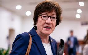 Susan Collins calls police after abortion rights chalk message appears  outside her Bangor home