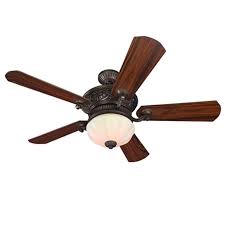 Harbor Breeze Platinum Wakefield 52 In Guilded Espresso Downrod Mount Indoor Ceiling Fan With Light Kit And Remote Ceiling Fan With Light Fan Light Ceiling Fan