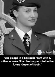 The great-granddaughter of King Pavlos and Queen Frederiki, the Crown  Princess of Spain, Leonor, begins her military training in the Spanish army.