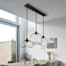 All flush mount lights semi flush mounts pendants chandeliers track lights light bulbs light controller floor lamps recessed light. Modern Style 3 Light Pendant Light With Clear Glass Shade For Dining Room Kitchen Island Pendants