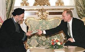 President Vladimir Putin met Iranian President Mohammad Khatami • President  of Russia