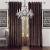 Brown Modern Curtains For Living Room