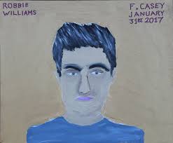 Francis Casey, Robbie Williams, acrylic