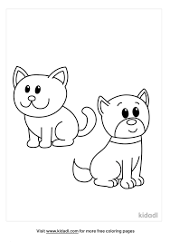 This page, cat coloring pages, gives you free coloring pages with kittens, cute cats and funny cats. Cat And Dog Coloring Pages Free Animals Coloring Pages Kidadl
