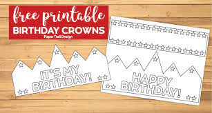 Happy birthday dad coloring pages printable. Free Printable Happy Birthday Crown Paper Trail Design