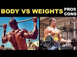 free weights vs bodyweight exercise