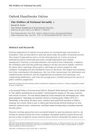 The sec does not endorse the websites, their sponsors, or any of the policies, activities, products, or services offered on the sites or by any advertiser on the sites. Pdf The Politics Of National Security
