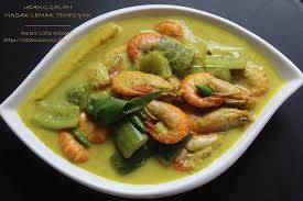 Gulai tempoyak asam pedas bakar portugis sup goreng kunyit tempoyak petai. Udang Galah Masak Lemak Tempoyak Amie S Little Kitchen Facebook