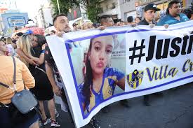 Así fue la marcha para reclamar justicia por Sandra Constante, la joven que  atropelló y mató un patrullero