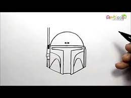 How To Draw Boba Fett Helmet Step By Step Youtube Mandalorian helmet sketch easy | helmet. how to draw boba fett helmet step by step