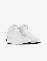 We are thrilled to introduce the armani exchange spring summer 2021 advertising campaign shot in black and white by adriano russo. Armani Exchange Leather High Top Sneaker Sneakers For Men A X Online Store