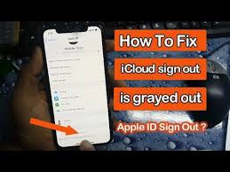 How To Fix Apple Id Sign Out Greyed Out Youtube