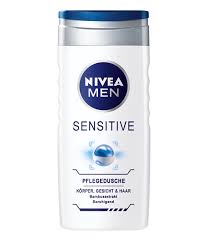 Nivea Men Shower Gel Sensitive 250ml Shower Gel Men Shower Body Wash
