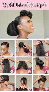 Bridesmaid Natural Hairstyles Updo For The Entire Wedding Party Natural Hair Updo Natural Hair Styles Natural Hair Styles Easy