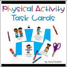 Include the whole family in regular physical activity and healthy eating. Physical Activity Cards By Anna Elizabeth Teachers Pay Teachers