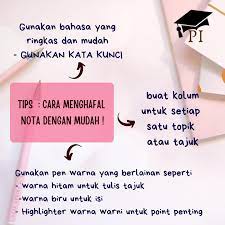 Bagi sebagian anak, menghafal memang susah. Puncak Impian Home Tuition Tips Menghafal Nota Dengan Mudah Susahnya Banyak Sangat Nak Kena Hafal Ni Solusinya Lakukan Nota Ringkas Untuk Mudahkan Kita Menghafal Sesuatu