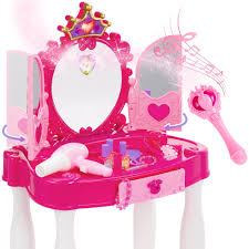5 out of 5 stars with 2 ratings. Best Choice Products Kids Vanity Mirror Set Girl Pretend Play Toy W Magic Wand Remote Hairdryer Stool Accessories Walmart Com Walmart Com