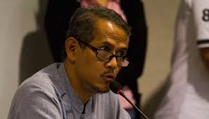 Stop Plagiarism! Former lecturer of Gadjah Mada University (UGM) in Yogyakarta, Indonesia. Anggito Abimanyu was accused of plagiarism. TEMPO/Suryo Wibowo - 264475_620