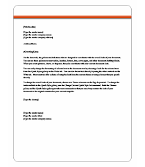 Create Letter Template In Word Business Form Letter Template