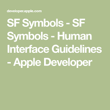 Sf Symbols Sf Symbols Human Interface Guidelines Apple Developer In 2020 Human Interface Guidelines Text Set Interface
