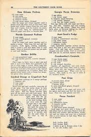 Myrna Barager The Southern Cook Book Of Fine Old Recipes Vintage Essen Candy Rezepte Alte Rezepte