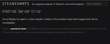 Steamcharts Is Crashing When Trying To Look At The