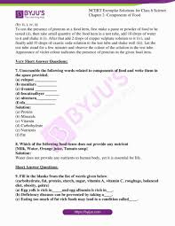 That means he thinks maybe he wasn't fair to reddy when he sprayed him. Ncert Exemplar Solutions For Class 6 Science Chapter 2 Components Of Food Free Pdf Available