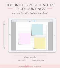Digital Sticky Note And Page Flag Stickers Goodnotes Notability Digi Planner Ipad Tablet Sticky Flags Transparent Instant Download Good Notes Sticky Notes Notes