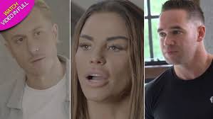 KATIE PRICE'S EXES KRIS BOYSON AND KIERAN HAYLER SHARE AWKWARD EXCHANGE