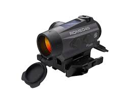 For the rear sight, the higher the number (i.e. Romeo4s 1x20 Mm Red Dot Sight Sig Sauer