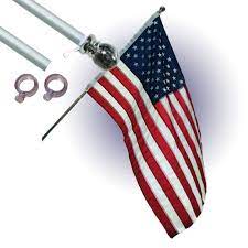 Nylon flag, and a 3 ball topper, which is everything you need for installation the day it arrives. Silver No Tangle Flagpole With Silver Globe Buy Best Star Spangled Flags