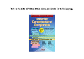 download pdf denominations comparison powerpoint